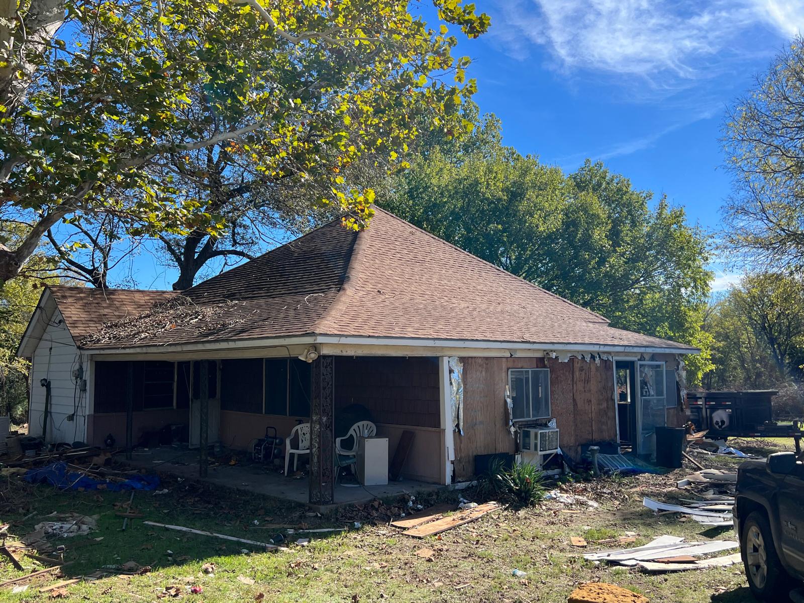 Before interior remodeling project